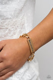 Mighty Matriarch - Gold Bracelet - Paparazzi Accessories