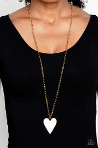 Subtle Soulmate - White Necklace - Paparazzi Accessories