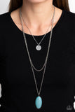 Perennial Phenomena - Blue Necklace - Paparazzi Accessories