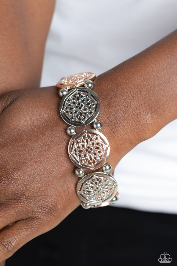 Filigree Fanfare - Multi Bracelet - Paparazzi Accessories