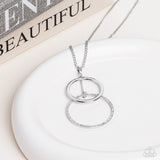 Wishing Well Whimsy - White Necklace - Paparazzi Accessories