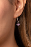 Chiseled Construction - Purple Necklace - Paparazzi Accessories