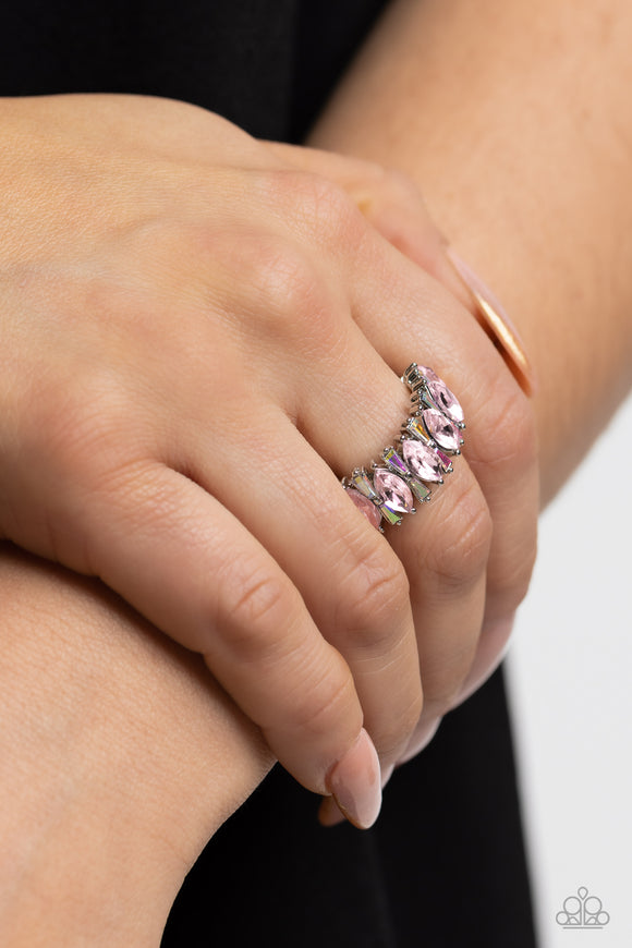 Sizzling Sultry Pink Ring - Jewelry by Bretta