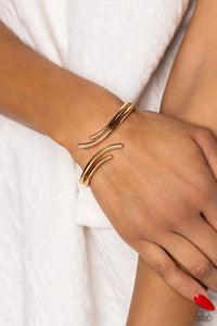Elven Elegance - Gold Bracelet - Paparazzi Accessories