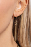 Fringe Festival - Brass Necklace - Paparazzi Accessories