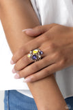 Timeless Trickle - Purple Ring - Paparazzi Accessories