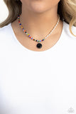 Smiling Showdown - Black Necklace - Paparazzi Accessories