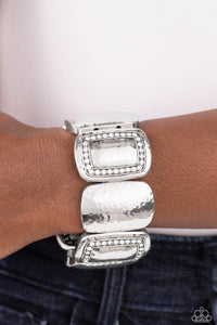 Refined Radiance - White Bracelet - Paparazzi Accessories