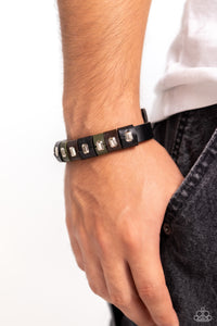Unabashedly Urban - Black Bracelet - Paparazzi Accessories