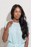 Colorfully GLASSY - Pink Necklace - Paparazzi Accessories