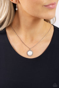 Pixie Potential - White Necklace - Paparazzi Accessories