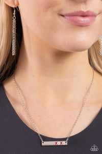 XOXO Season - Red Necklace - Paparazzi Accessories