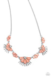 fluttering-fan-orange-necklace-paparazzi-accessories