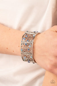 Spring Greetings - Blue Bracelet - Paparazzi Accessories