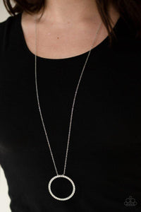 Center Of Attention - White Necklace - Paparazzi Accessories