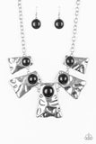 Cougar - Black Necklace - Paparazzi Accessories