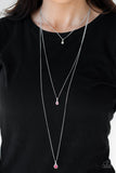 Crystal Chic - Pink Necklace - Paparazzi Accessories