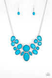 Demi-Diva - Blue Necklace - Paparazzi Accessories