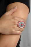 Mesa Mandala - Red Ring - Paparazzi Accessories