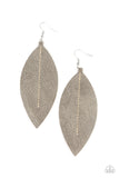 Naturally Beautiful - Silver Earrings - Paparazzi Accessories