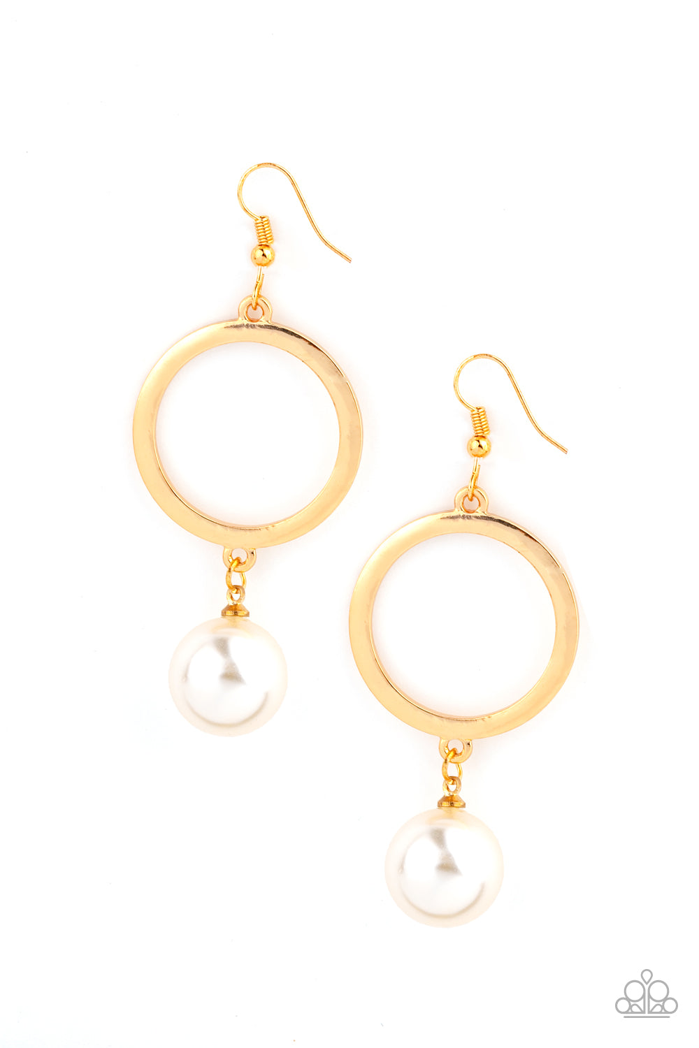 Soho Solo Gold Earrings Paparazzi Accessories Bedazzle Me Pretty Mobile Fashion Boutique