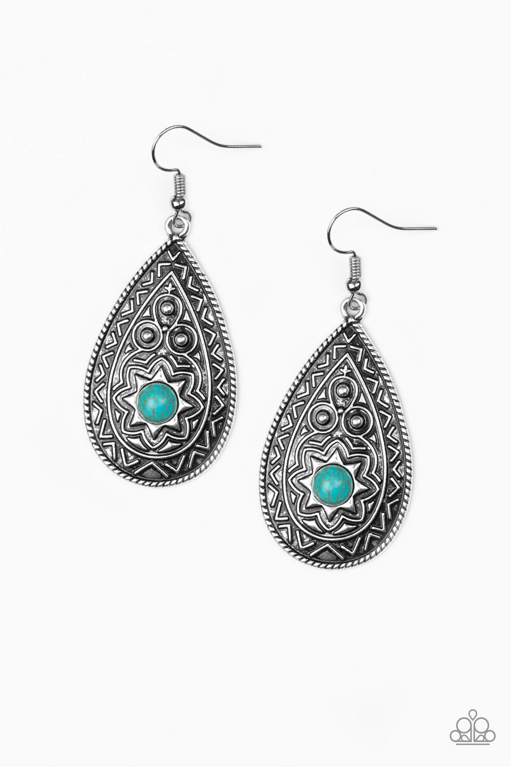 Summer Sol - Blue Earrings - Paparazzi Accessories – Bedazzle Me Pretty ...