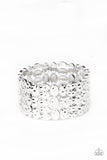 Tectonic Texture - Silver Bracelet - Paparazzi Accessories