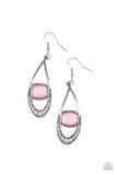 The Greatest GLOW On Earth - Pink Earrings - Paparazzi Accessories